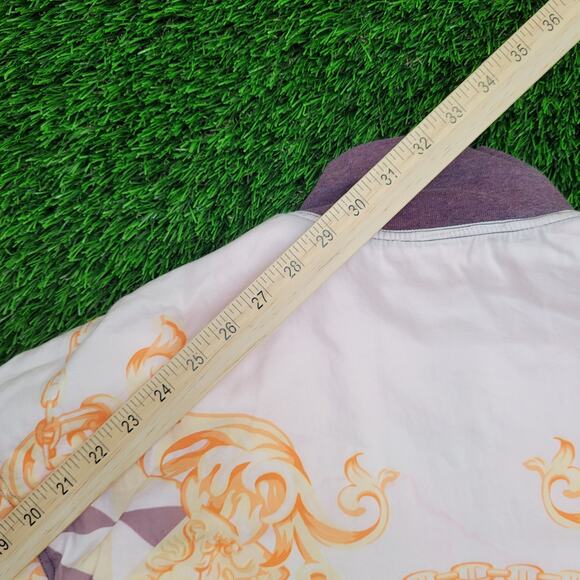 Vintage 80s Baroque Art Jacket Womens XL/2XL 25x26 Terry - Picture 6 of 10